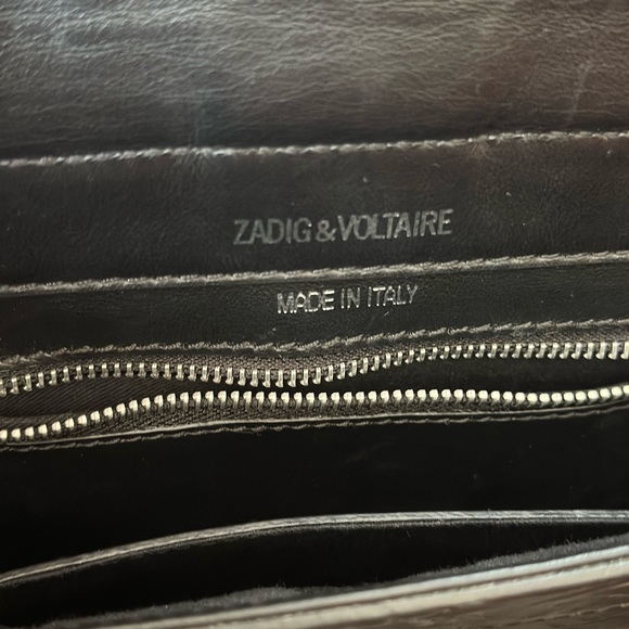 Zadig &Voltaire Kate Patent Leather Crossbody Shoulder Bag - Picture 8 of 9